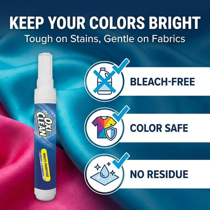 OxiClean On The Go Stain Remover Pen, 0.74 Fl Oz – Instant Travel Stain Cleaner for Clothes, Food, Wine, Coffee, Makeup, Portable & Easy Use