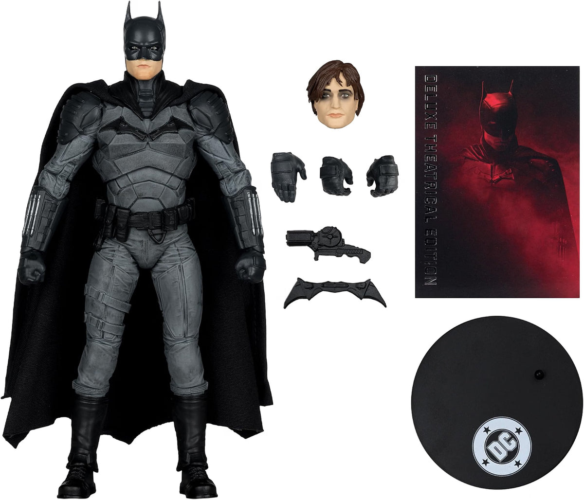 McFarlane Toys- DC Multiverse Batman (The Batman) 7" Action Figure Deluxe Theatrical Edition