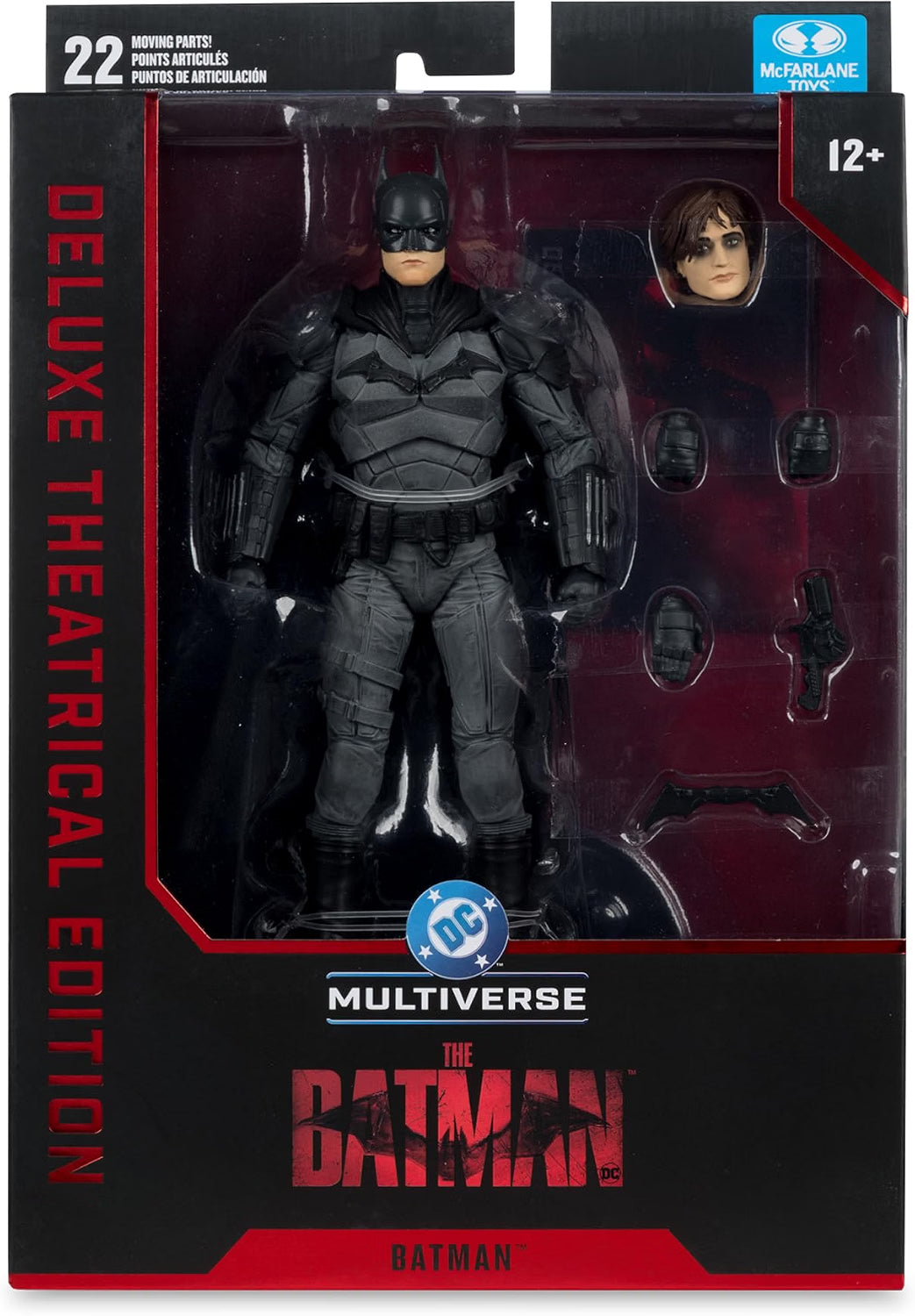 McFarlane Toys- DC Multiverse Batman (The Batman) 7" Action Figure Deluxe Theatrical Edition