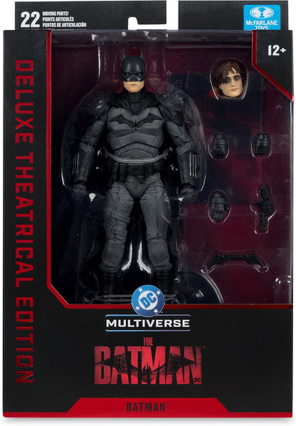 McFarlane Toys- DC Multiverse Batman (The Batman) 7" Action Figure Deluxe Theatrical Edition